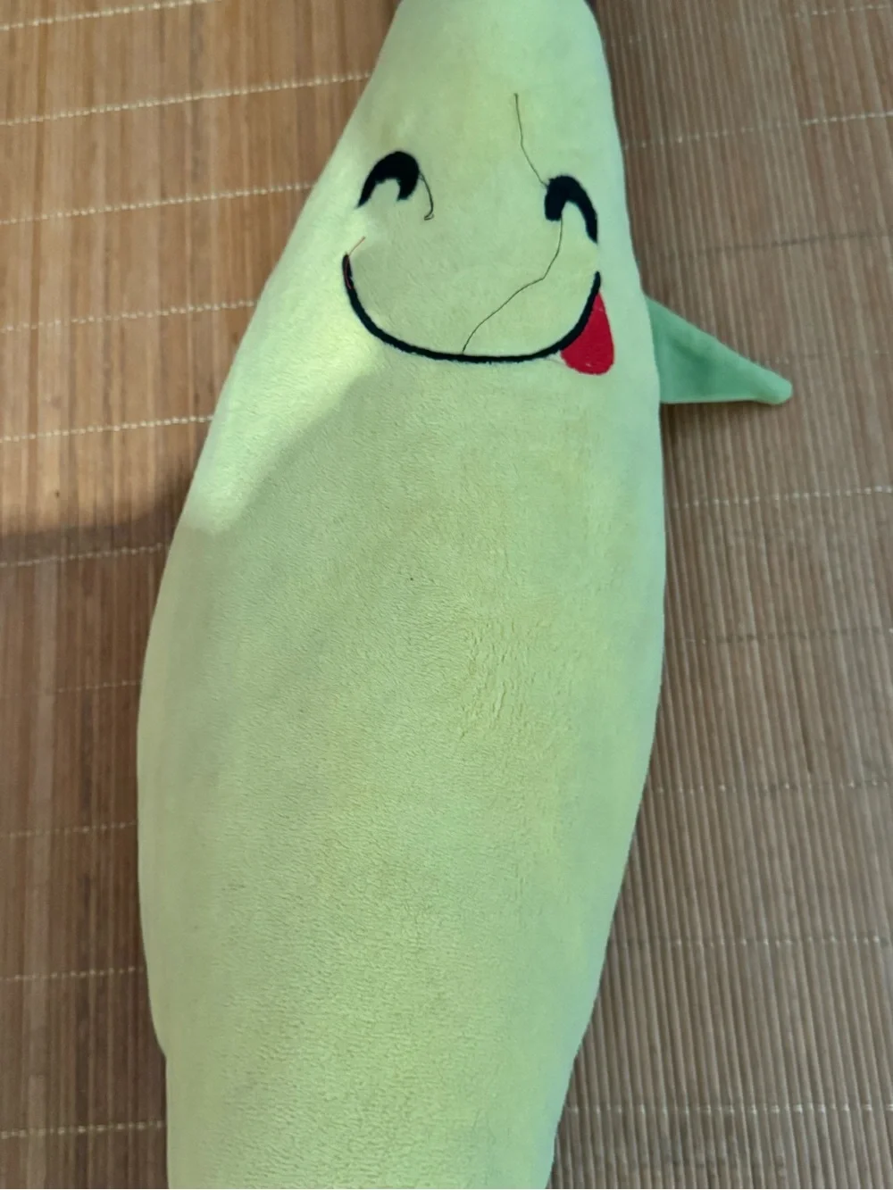 Smiling Yellow Banana Plush Pillow - Cute Fruit Cushion